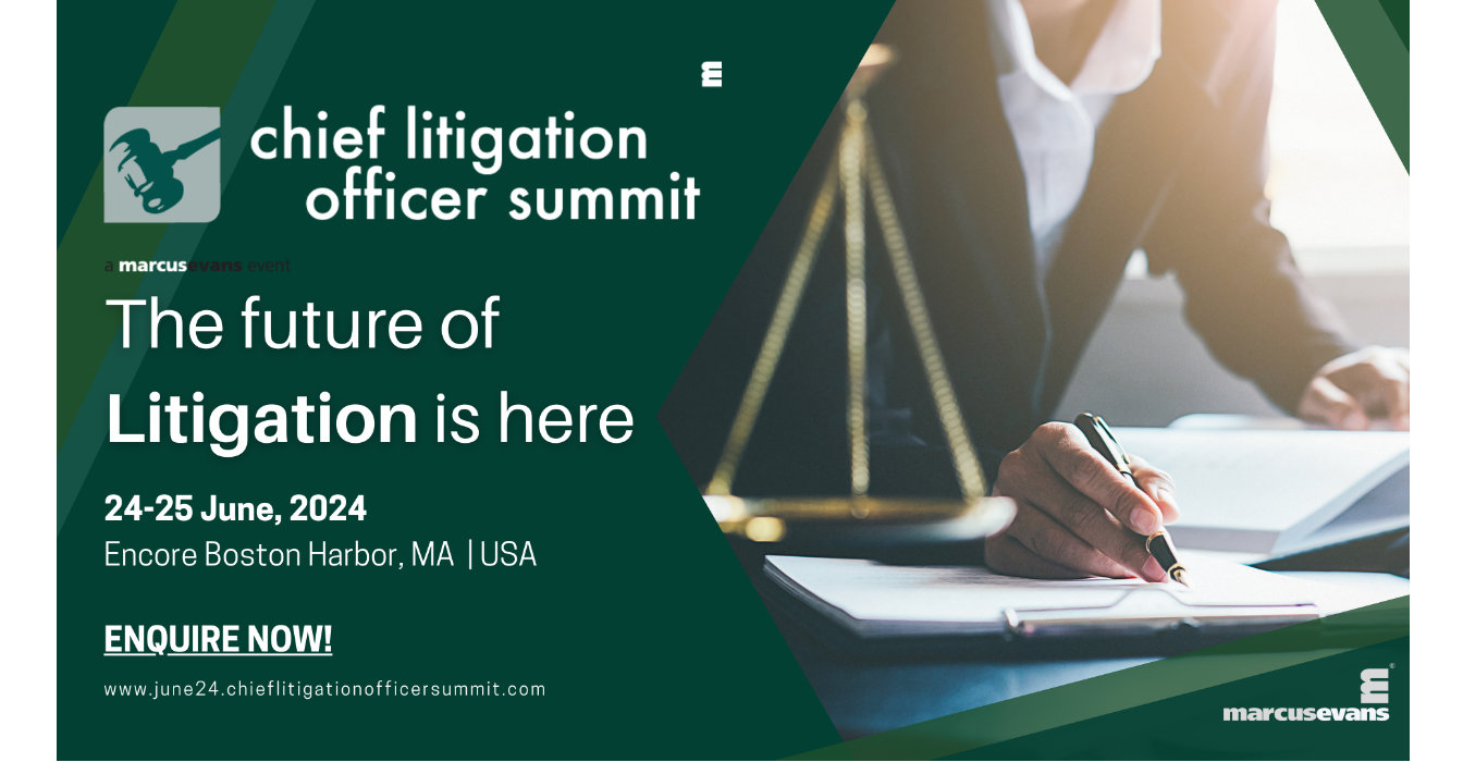 Chief Litigation Officer Summit Coming up in Boston in June