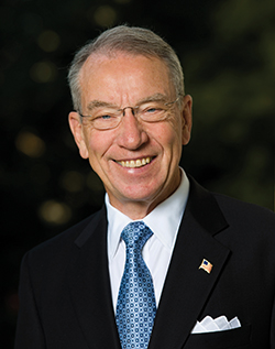 Photo of Sen. Chuck Grassley provided by his office.