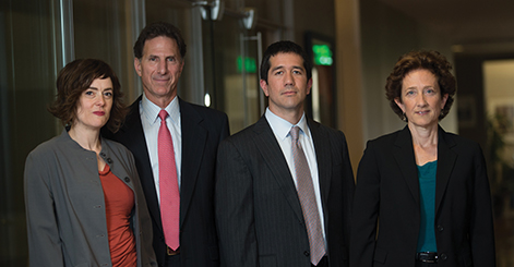 San Francisco-based partners Mary Inman, Eric Havian, Stephen Hasegawa and Claire Sylvia (Photo by Gregory Cowley).