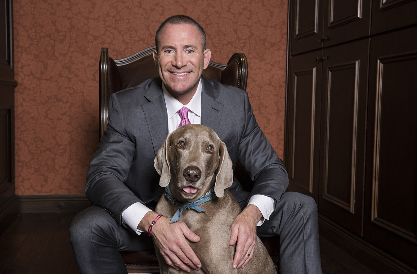 Photo of Paul Geller and his dog Bob by Starla Fortunato.