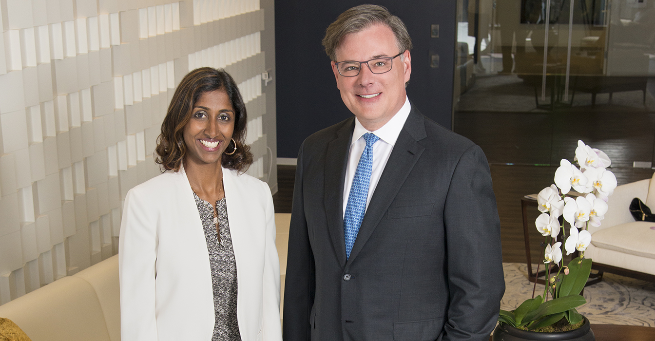 Photo of Kalpana Srinivasan and Max Tribble by Amy Cantrell.