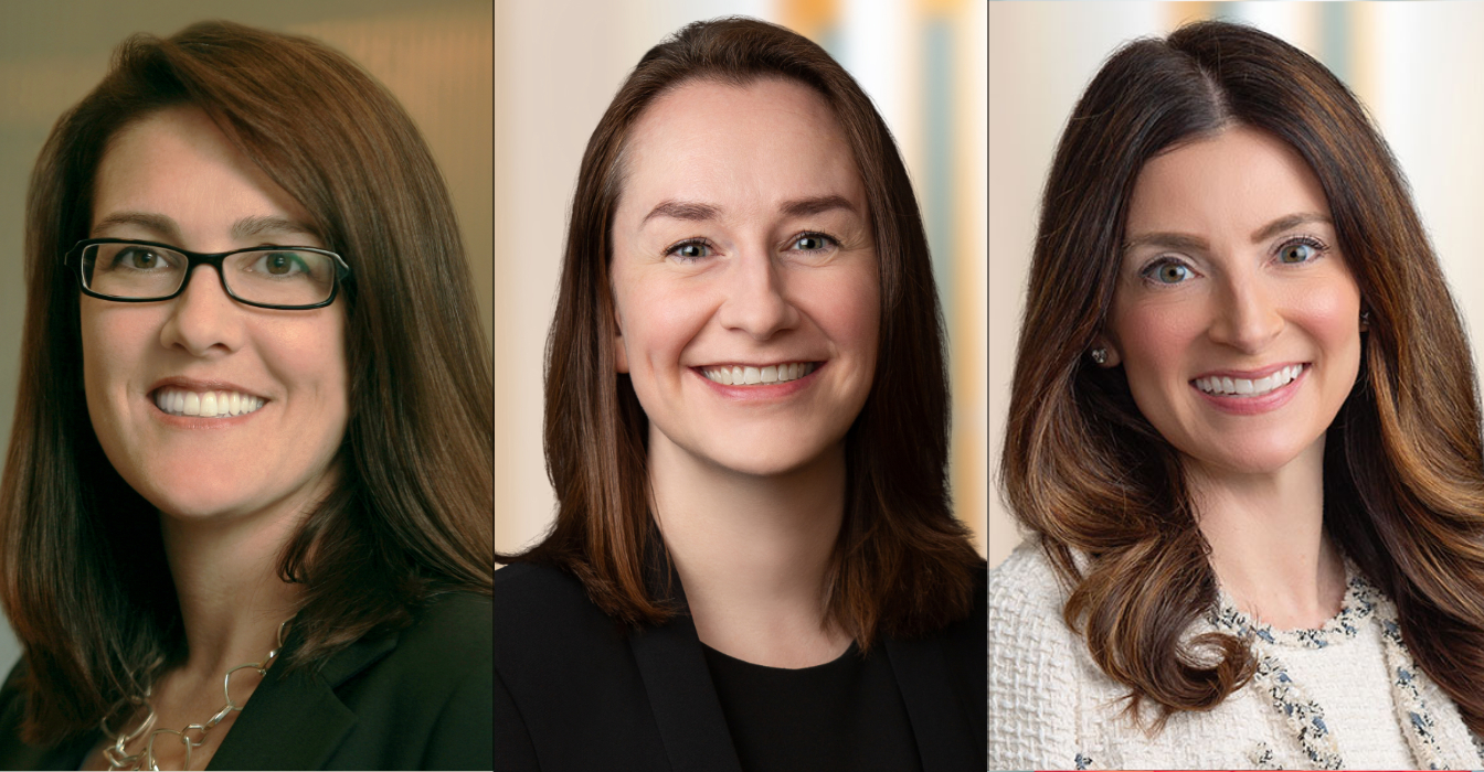 Noelle Reed, Abby Davis and Michelle Scheffler spearhead the litigation practice at Skadden's Houston office. 